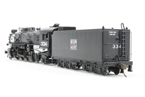 HO Brass PFM - United WP - Western Pacific MK-60 2-8-2 1967 Run Mikado Custom Painted No. 334