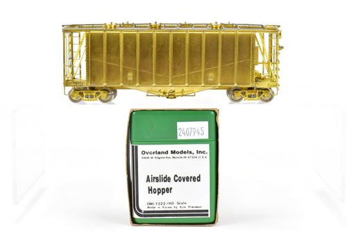 HO Brass OMI - Overland Models, Inc. Various Roads Airslide Covered Hopper