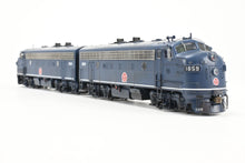 Load image into Gallery viewer, HO Athearn Genesis T&amp;P - Texas &amp; Pacific and MP - Missouri Pacific EMD F7A/F7A FP No. 1859 &amp; 1932 w/ LED Lighting Lightly Weathered
