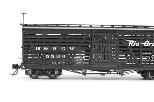 HOn3 Blackstone Models D&RGW - Denver & Rio Grande Western 30' Stock Car Flying Grande No. 5500