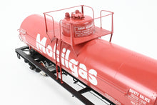 Load image into Gallery viewer, Gauge 1 - 1:32nd Scale Brass PSC - Precision Scale Co. Various Roads 8,000 Gallon Tank Car Factory Painted WSRX - Mobil Gas No. 238
