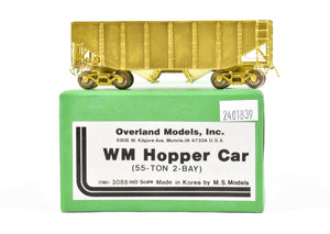 HO Brass OMI - Overland Models, Inc. WM - Western Maryland Hopper Car 55-Ton 2-Bay