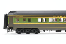 Load image into Gallery viewer, HO Brass W&amp;R Enterprises NP - Northern Pacific Pullman 14-Section Tourist Sleeper 3000 Series Factory Painted Pine Tree No. 3129
