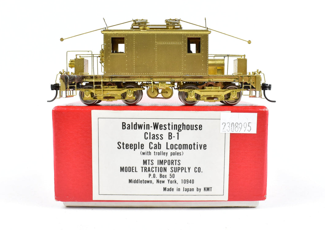 HO Brass MTS Imports Baldwin - Westinghouse Class B-1 Steeple Cab Locomotive (With Trolley Poles) - Various Roads