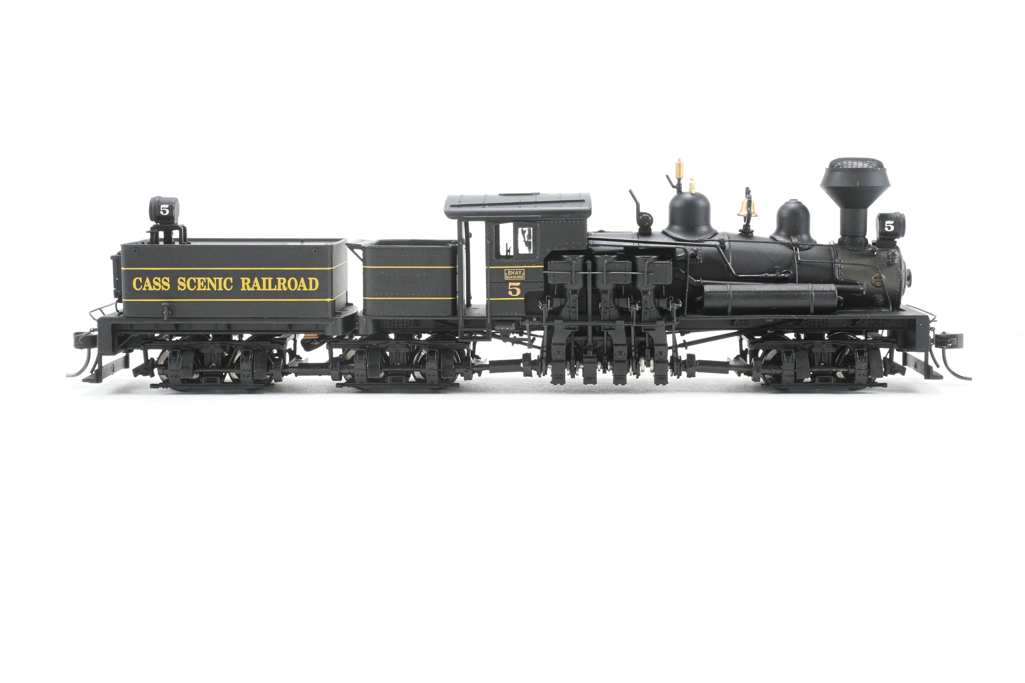 HO Bachmann Spectrum Cass Scenic Railroad 80-Ton 3-Truck Shay
