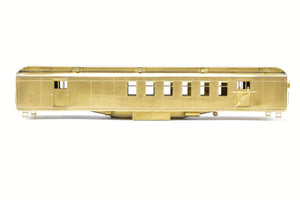 HO Brass Lambert ATSF - Santa Fe Heavyweight RPO Car with Central Valley Trucks
