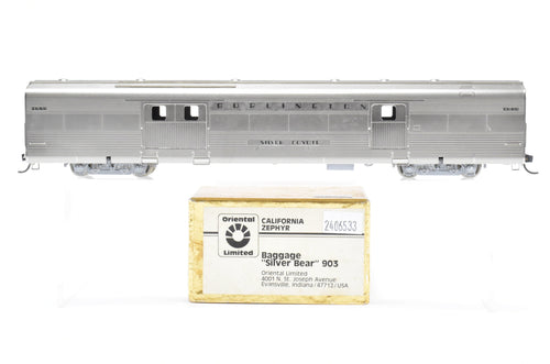 HO Brass Oriental Limited WP/D&RGW/CB&Q California Zephyr Baggage 