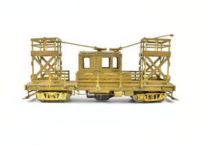 HO Brass Suydam PE - Pacific Electric Interurban Wood Wire Greaser-Tower Car NO BOX AS-IS