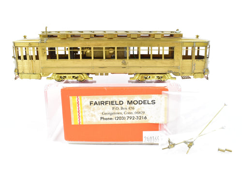 HO Brass Fairfield Models 343 CSL - Chicago Surface Lines Pullman Car