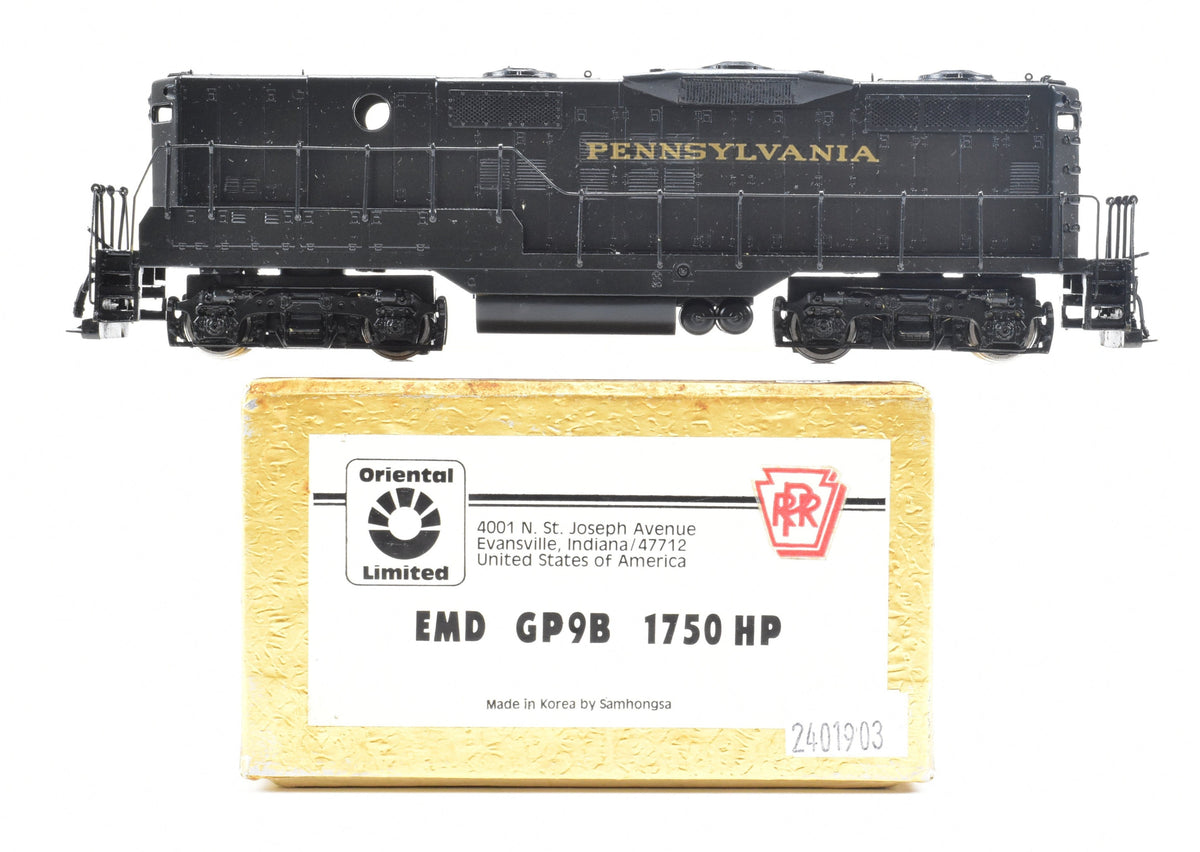 HO Brass Oriental Limited PRR - Pennsylvania Railroad EMD GP9B 1750 HP ...