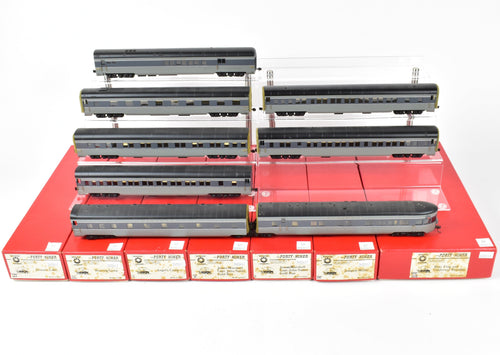 HO Brass Oriental Limited SP/UP/C&NW The Forty Niner 8- Car Set C/P in Two Tone Gray