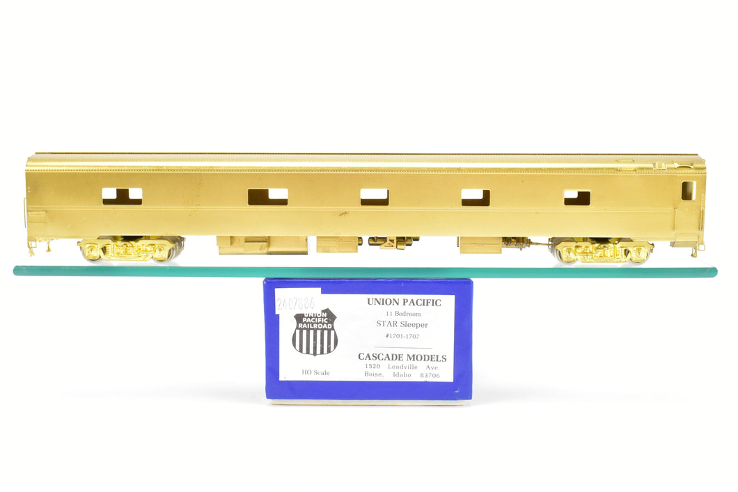 HO Brass Cascade Models UP - Union Pacific ACF 11 Bedroom Star Series Sleeper