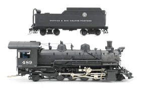 HOn3 Brass Balboa D&RGW - Denver & Rio Grande Western K-36 2-8-2 CP No. 489 w/Can Motor Upgrade