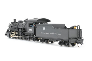 HOn3 Brass Balboa D&RGW - Denver & Rio Grande Western K-36 2-8-2 CP No. 489 w/Can Motor Upgrade
