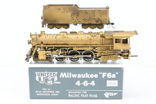 HO Brass PFM - United MILW - Milwaukee Road F6a 4-6-4 Baltic