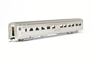 HO Brass Oriental Limited CB&Q/DRGW/WP California Zephyr 10-6 Budd Sleeper "Silver Summit"