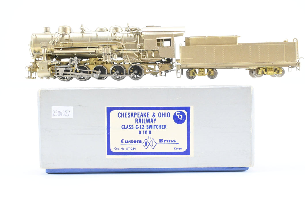 HO Brass NJ Custom Brass C&O - Chesapeake & Ohio Class C-12 0-10-0 Switcher