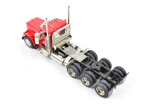 HO Brass CON CMC - Classic Mint Collectibles Peterbilt 379 4-Axle Tractor Red FP