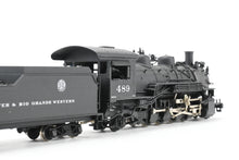 Load image into Gallery viewer, HOn3 Brass Balboa D&amp;RGW - Denver &amp; Rio Grande Western K-36 2-8-2 CP No. 489 w/Can Motor Upgrade
