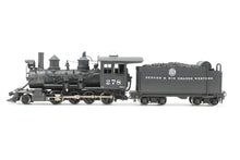 Load image into Gallery viewer, HOn3 Brass Westside Model Co. D&amp;RGW - Denver &amp; Rio Grande Western C-16 2-8-0 #278 Custom Painted w/Can Motor Upgrade
