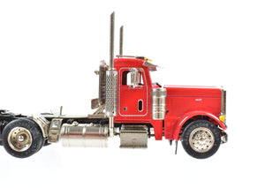 HO Brass CON CMC - Classic Mint Collectibles Peterbilt 379 4-Axle Tractor Red FP