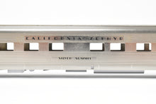 Load image into Gallery viewer, HO Brass Oriental Limited CB&amp;Q/DRGW/WP California Zephyr 10-6 Budd Sleeper &quot;Silver Summit&quot;
