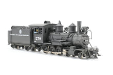 Load image into Gallery viewer, HOn3 Brass Westside Model Co. D&amp;RGW - Denver &amp; Rio Grande Western C-16 2-8-0 #278 Custom Painted w/Can Motor Upgrade
