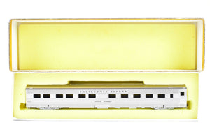 HO Brass Oriental Limited CB&Q/DRGW/WP California Zephyr 10-6 Budd Sleeper "Silver Summit"