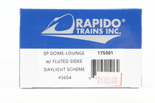 Load image into Gallery viewer, HO NEW Rapido Trains, Inc. SP - Southern Pacific Dome-Lounge w/ Fluted Side FP Daylight Scheme No. 3604
