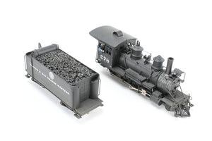 HOn3 Brass Westside Model Co. D&RGW - Denver & Rio Grande Western C-16 2-8-0 #278 Custom Painted w/Can Motor Upgrade