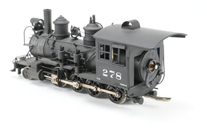 HOn3 Brass Westside Model Co. D&RGW - Denver & Rio Grande Western C-16 2-8-0 #278 Custom Painted w/Can Motor Upgrade