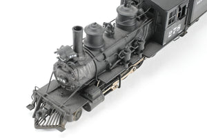 HOn3 Brass Westside Model Co. D&RGW - Denver & Rio Grande Western C-16 2-8-0 #278 Custom Painted w/Can Motor Upgrade