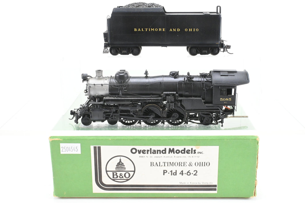 HO Brass OMI - Overland Models, Inc. B&O - Baltimore & Ohio P-1d 4-6-2 Custom Painted No. 5085