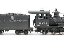 Load image into Gallery viewer, HOn3 Brass Westside Model Co. D&amp;RGW - Denver &amp; Rio Grande Western C-16 2-8-0 #278 Custom Painted w/Can Motor Upgrade
