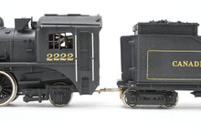 Load image into Gallery viewer, HO Brass PFM - United CPR - Canadian Pacific Railway 4-6-2 2500-2565 Class Pacific 1962 Run Custom Painted No. 2222

