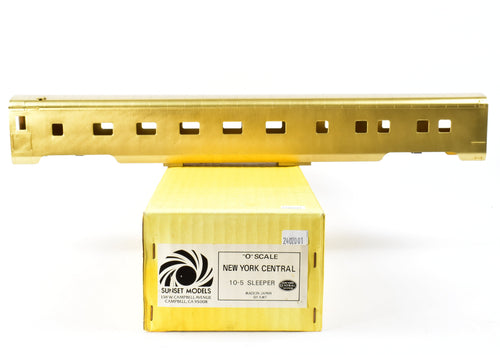 O Brass Sunset Models  NYC - New York Central Cascade Series 10-5 PS Sleeper Unpainted (less trucks)