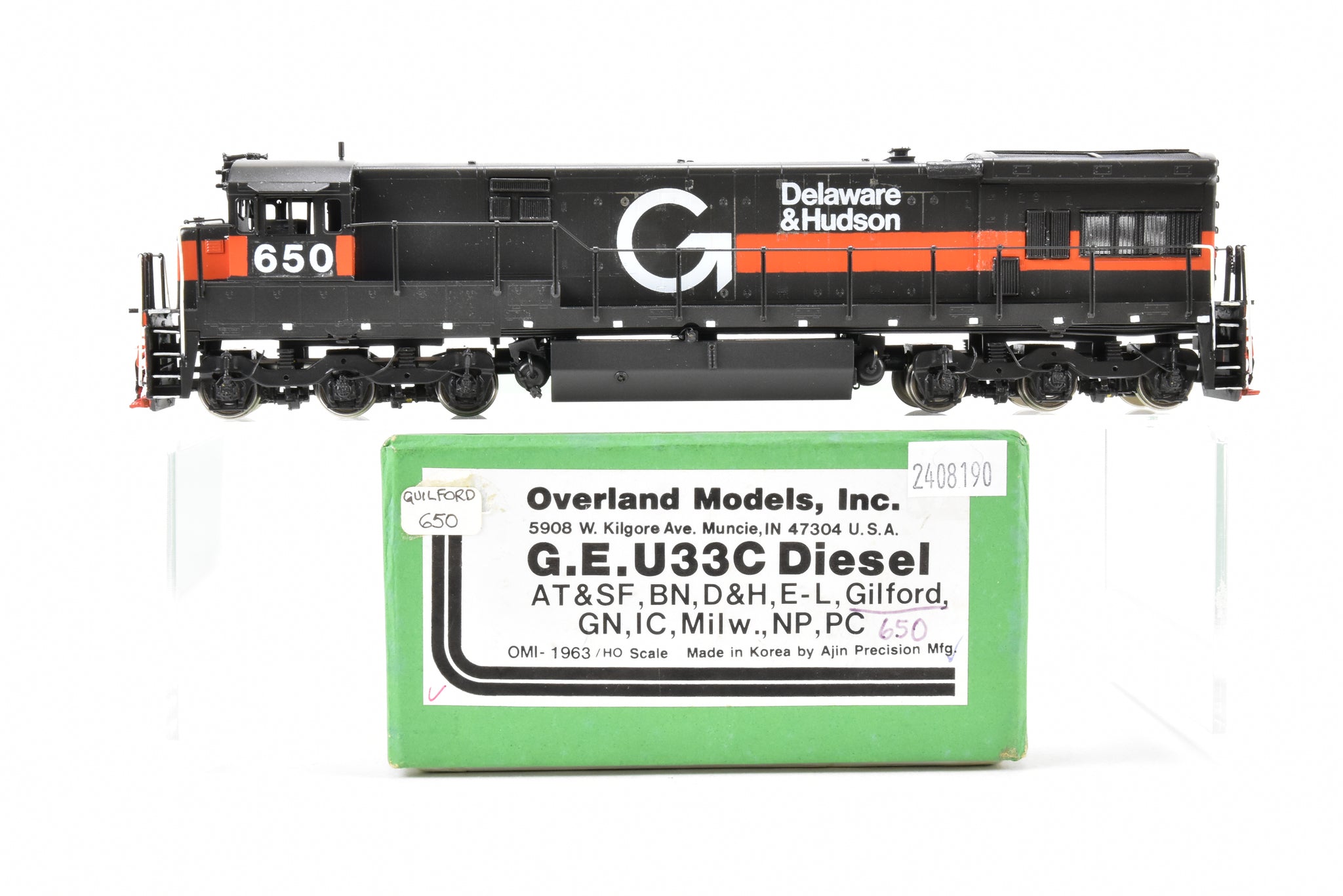 HO Brass OMI - Overland Models Inc. Gilford GE U33C Custom
