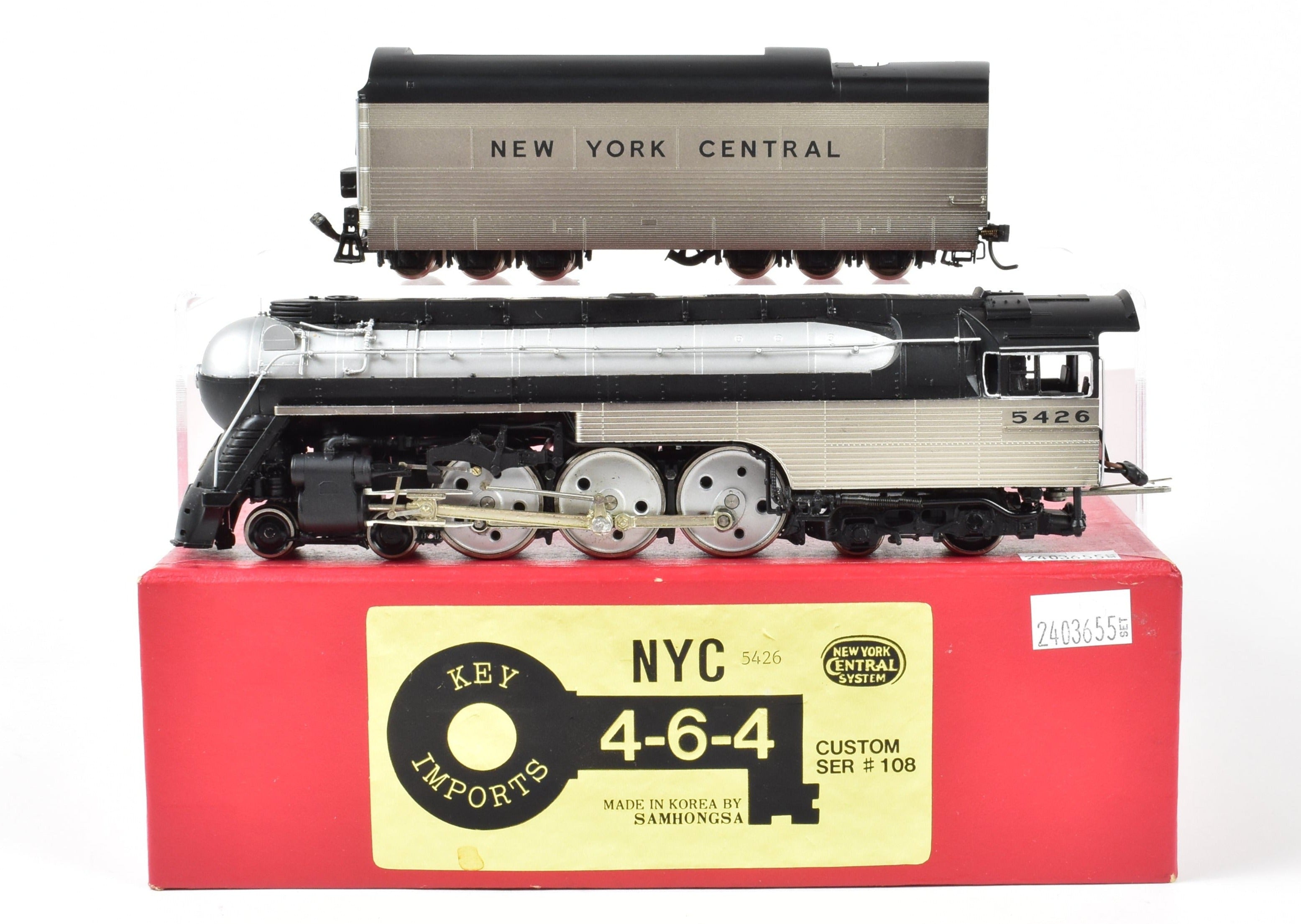 HO Brass CON Key Imports NYC - New York Central J-3A Streamlined 4