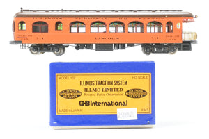 HO Brass GHB International Inc. IT - Illinois Terminal "Illmo Limited" Powered Parlor Observation Custom Painted MISSING POLE