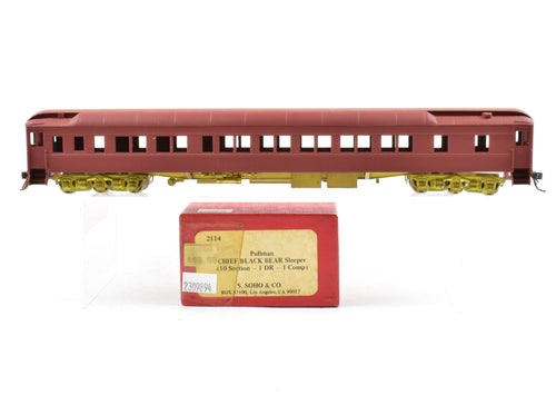 HO Brass Soho Various Roads Pullman 