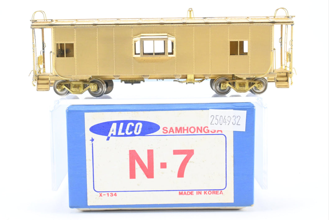 HO Brass Alco Models NYC - New York Central N-7 Bay Window Caboose