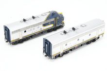 Load image into Gallery viewer, HO Athearn Genesis ATSF - Santa Fe EMD F7A/F7B Freight Phase I Set #338L and 338B FP Blue Bonnet w/ Light Weathering
