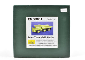 HO Brass CON EMD Models Terex Titan 33-19 Hauler FP