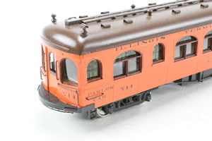 HO Brass GHB International Inc. IT - Illinois Terminal "Illmo Limited" Powered Parlor Observation Custom Painted MISSING POLE