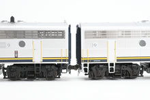 Load image into Gallery viewer, HO Athearn Genesis ATSF - Santa Fe EMD F7A/F7B Freight Phase I Set #338L and 338B FP Blue Bonnet w/ Light Weathering
