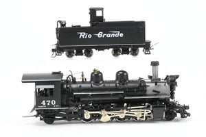 HOn3 Brass Precision Scale Co. D&RGW - Denver & Rio Grande Western K-28 2-8-2 Factory Painted No. 470