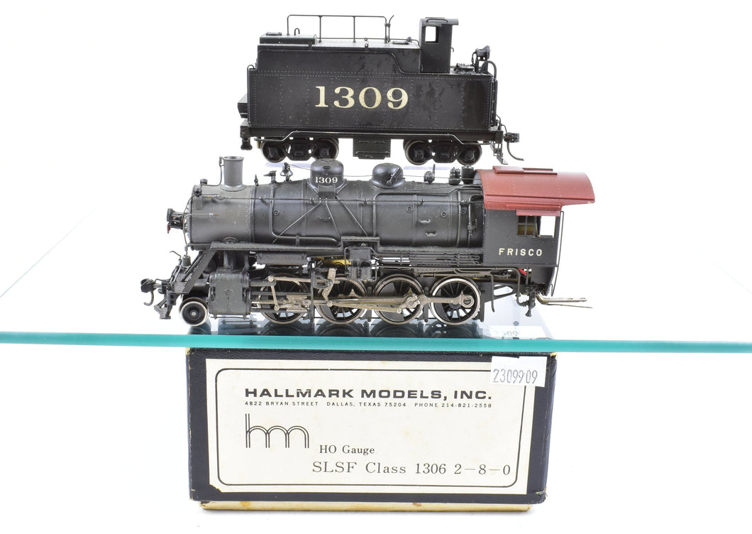 HO Brass Hallmark Models SLSF - Frisco Class 1306 2-8-0 Consolidation Custom Painted #1309