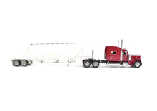 Load image into Gallery viewer, HO Brass CON CMC - Classic Mint Collectibles Peterbilt 379 3-Axle Tractor w/ Sleeper and Heil 1040 Dry Bulk Trailer White FP
