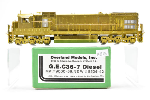 HO Brass OMI - Overland Models Inc. MP - Missouri Pacific and N&W - Norfolk & Western GE C36-7