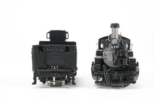 HOn3 Brass Precision Scale Co. D&RGW - Denver & Rio Grande Western K-28 2-8-2 Factory Painted No. 470